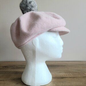 Parkhurst 100% wool pink and gray hat.